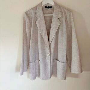 Vintage Sag Harbor Oatmeal Blazer